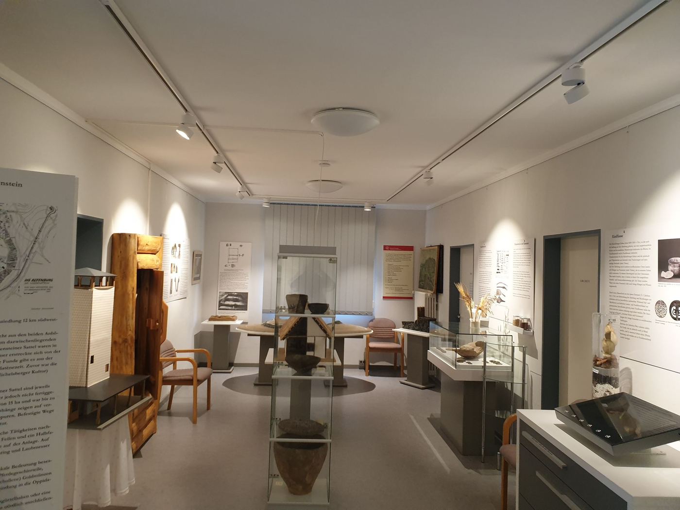 Beleuchtung Ausstellungsraum